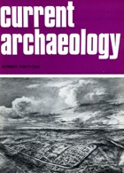 Current Archaeology Publisher Magazine Issue  