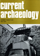 Current Archaeology Publisher Magazine Issue  