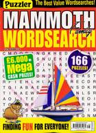 Puzz Mammoth Fam Wordsearch Magazine Issue NO 116