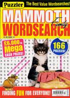 Puzz Mammoth Fam Wordsearch Magazine Issue NO 117