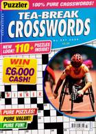 Puzzler Tea Break Crosswords Magazine Issue NO 347