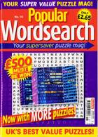 Popular Wordsearch Magazine Issue NO 18