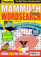 Puzz Mammoth Fam Wordsearch Magazine Issue NO 119