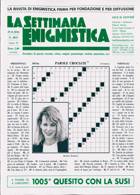 La Settimana Enigmistica Magazine Issue NO 4823