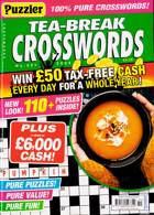 Puzzler Tea Break Crosswords Magazine Issue NO 351