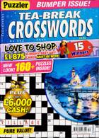 Puzzler Tea Break Crosswords Magazine Issue NO 352