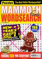 Puzz Mammoth Fam Wordsearch Magazine Issue NO 123