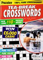 Puzzler Tea Break Crosswords Magazine Issue NO 354