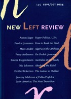 New Left Review Magazine Issue NO149