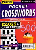 Puzzler Pocket Crosswords Magazine Issue NO 500