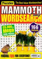 Puzz Mammoth Fam Wordsearch Magazine Issue NO 126