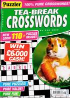 Puzzler Tea Break Crosswords Magazine Issue NO 356