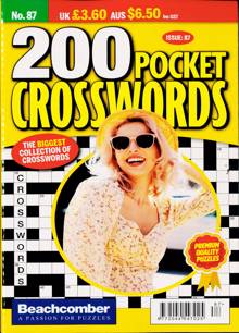 200 Pocket Crosswords Magazine NO 87 Order Online