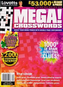 Lovatts Mega Crosswords Magazine Issue NO 92
