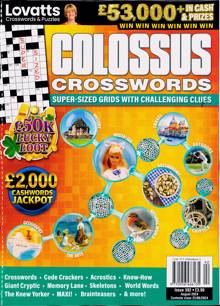 Lovatts Colossus Crossword Magazine Issue NO 392