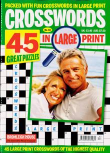 Crosswords In Large Print Magazine NO 63 Order Online