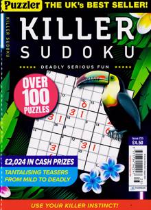 Puzzler Killer Sudoku Magazine NO 225 Order Online