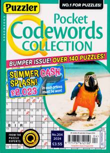 Puzzler Q Pock Codewords C Magazine NO 204 Order Online