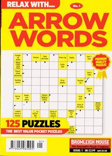 Relax With Arrow Words Magazine Issue NO 1