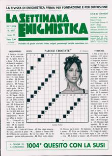 La Settimana Enigmistica Magazine Issue NO 4817