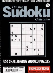 Big Sudoku Collection Magazine NO 74 Order Online