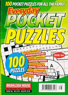 Everyday Pocket Puzzle Magazine NO 166 Order Online