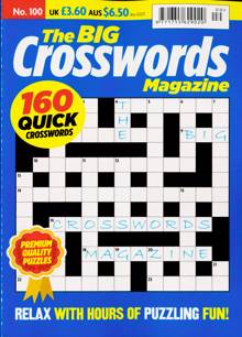 Big Crosswords Magazine NO 100 Order Online