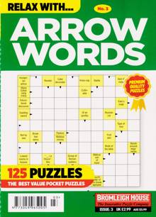 Relax With Arrow Words Magazine Issue NO 3