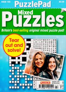 Puzzlelife Ppad Puzzles Magazine NO 103 Order Online