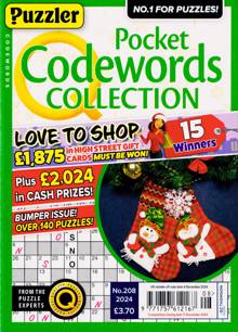 Puzzler Q Pock Codewords C Magazine NO 208 Order Online