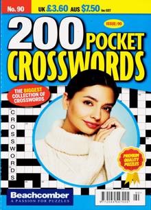 200 Pocket Crosswords Magazine NO 90 Order Online