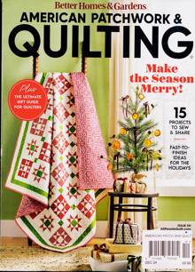 American Patchwork Quilting Magazine Issue DEC 24