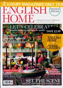 English Home Garden Pack Magazine Issue JAN 25