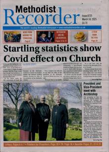 Methodist Recorder Magazine 14/03/2025 Order Online