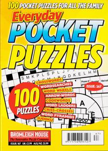 Everyday Pocket Puzzle Magazine NO 167 Order Online