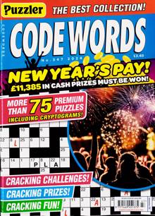 Puzzler Codewords Magazine NO 347 Order Online