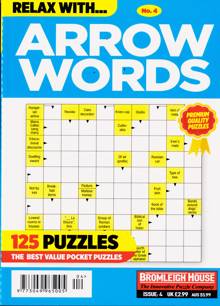 Relax With Arrow Words Magazine NO 4 Order Online