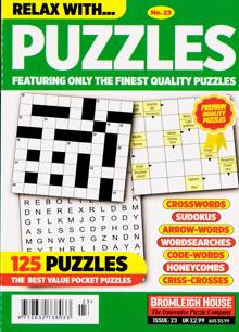 Relax With Puzzles Magazine NO 23 Order Online