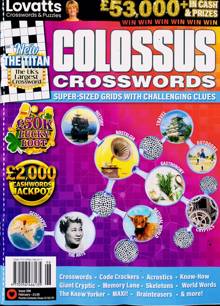 Lovatts Colossus Crossword Magazine NO 398 Order Online