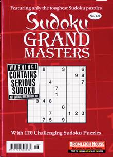 Sudoku Grandmaster Magazine NO 226 Order Online