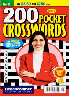 200 Pocket Crosswords Magazine NO 91 Order Online