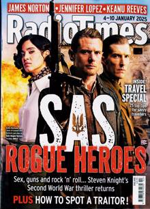 Radio Times England Magazine Issue 04/01/2025