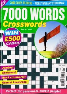 7000 Word Crosswords Magazine NO 44 Order Online