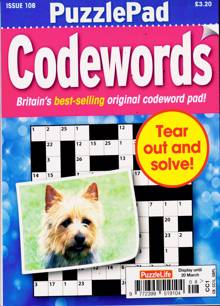 Puzzlelife Ppad Codewords Magazine Issue NO 108