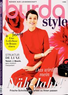 Burda Style German Magazine NO1 2025 Order Online