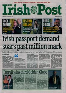 Irish Post Magazine 11/01/2025 Order Online