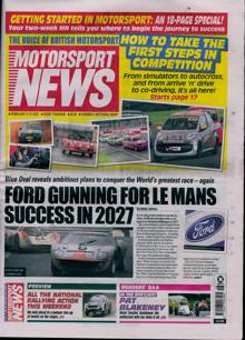 Motorsport News Magazine 06/02/2025 Order Online