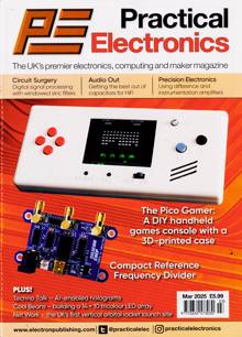 Practical Electronics Magazine MAR 25 Order Online