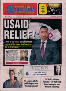 Gleaner Magazine 13/02/2025 Order Online