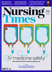 Nursing Times Magazine FEB 25 Order Online